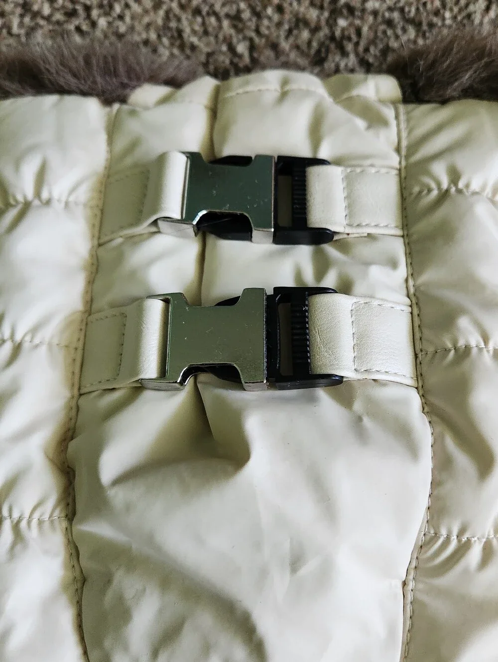 Totes Tracey III Women's Snow Boots Size 8M Double Buckle Zip Faux Fur Lining